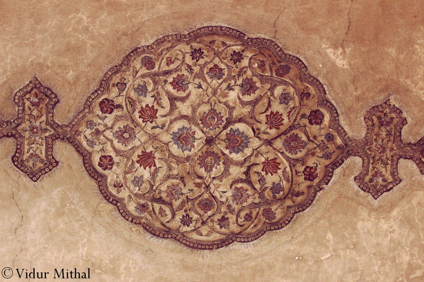 Photograph of carving in Agra
